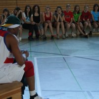 Ehemaliger NBA-Spieler Joe Asberry zu Besuch
