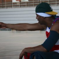 Ehemaliger NBA-Spieler Joe Asberry zu Besuch