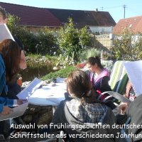 Naturlyrik - Jgst. 2 zu Besuch bei Frau Dillenz