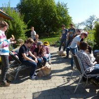 Naturlyrik - Jgst. 2 zu Besuch bei Frau Dillenz