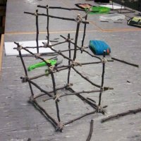 Projekttag 2013 - Klasse 5c erschafft architektonische Plastiken