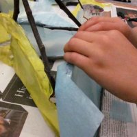 Projekttag 2013 - Klasse 5c erschafft architektonische Plastiken