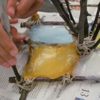 Projekttag 2013 - Klasse 5c erschafft architektonische Plastiken