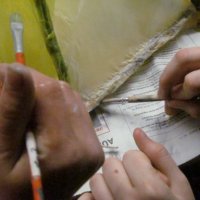 Projekttag 2013 - Klasse 5c erschafft architektonische Plastiken