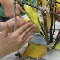 Projekttag 2013 - Klasse 5c erschafft architektonische Plastiken