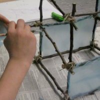 Projekttag 2013 - Klasse 5c erschafft architektonische Plastiken