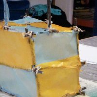 Projekttag 2013 - Klasse 5c erschafft architektonische Plastiken