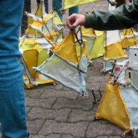 Projekttag 2013 - Klasse 5c erschafft architektonische Plastiken