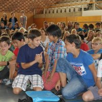 Siegerehrung des Sport- und Spieletages 2013