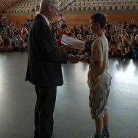 Siegerehrung des Sport- und Spieletages 2013