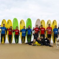 Neigungsfach Sport surft am Atlantik 2014