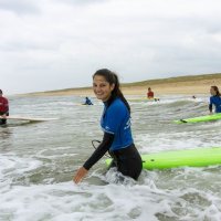 Neigungsfach Sport surft am Atlantik 2014