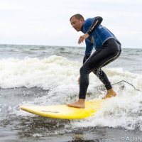 Neigungsfach Sport surft am Atlantik 2014