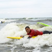 Neigungsfach Sport surft am Atlantik 2014