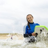 Neigungsfach Sport surft am Atlantik 2014