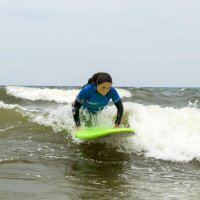 Neigungsfach Sport surft am Atlantik 2014