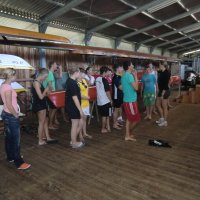 Ruderexkursion in der Mainaubucht