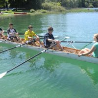 Ruderexkursion in der Mainaubucht