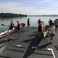 Ruderexkursion in der Mainaubucht