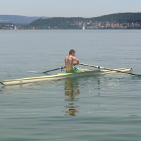 Ruderexkursion in der Mainaubucht