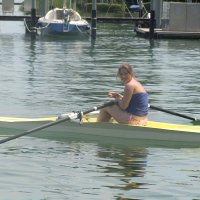 Ruderexkursion in der Mainaubucht