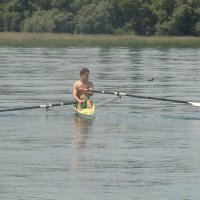 Ruderexkursion in der Mainaubucht