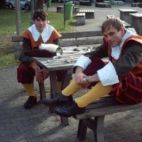 Das Trommlercorps beim Bächtlefest 2011