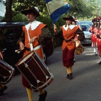 Das Trommlercorps beim Bächtlefest 2011