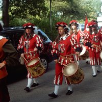 Das Trommlercorps beim Bächtlefest 2011