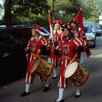Das Trommlercorps beim Bächtlefest 2011