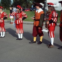 Das Trommlercorps beim Bächtlefest 2011