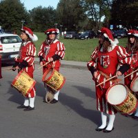 Das Trommlercorps beim Bächtlefest 2011