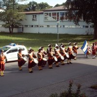 Das Trommlercorps beim Bächtlefest 2011
