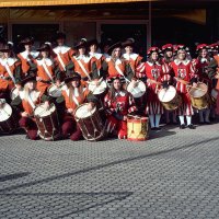 Das Trommlercorps beim Bächtlefest 2011