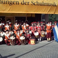Das Trommlercorps beim Bächtlefest 2011