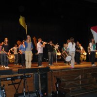 Das Trommlercorps beim Bächtlefest 2011